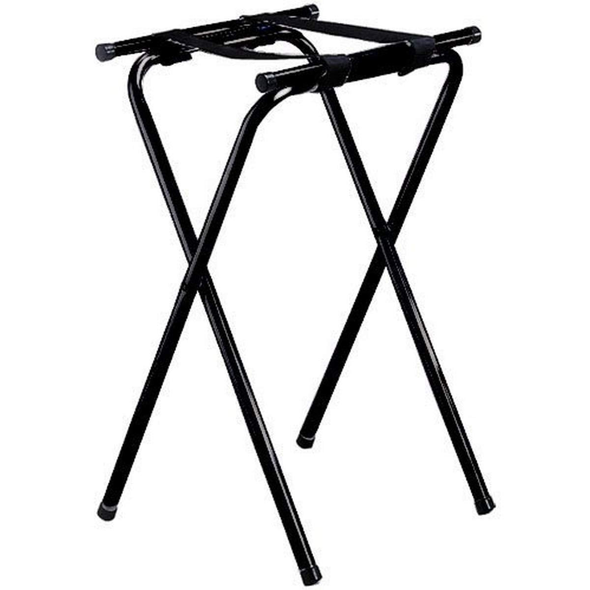 Tablecraft 31'' Double Bar Metal Folding Tray Stand | Commerical Quality For Restaurant Use