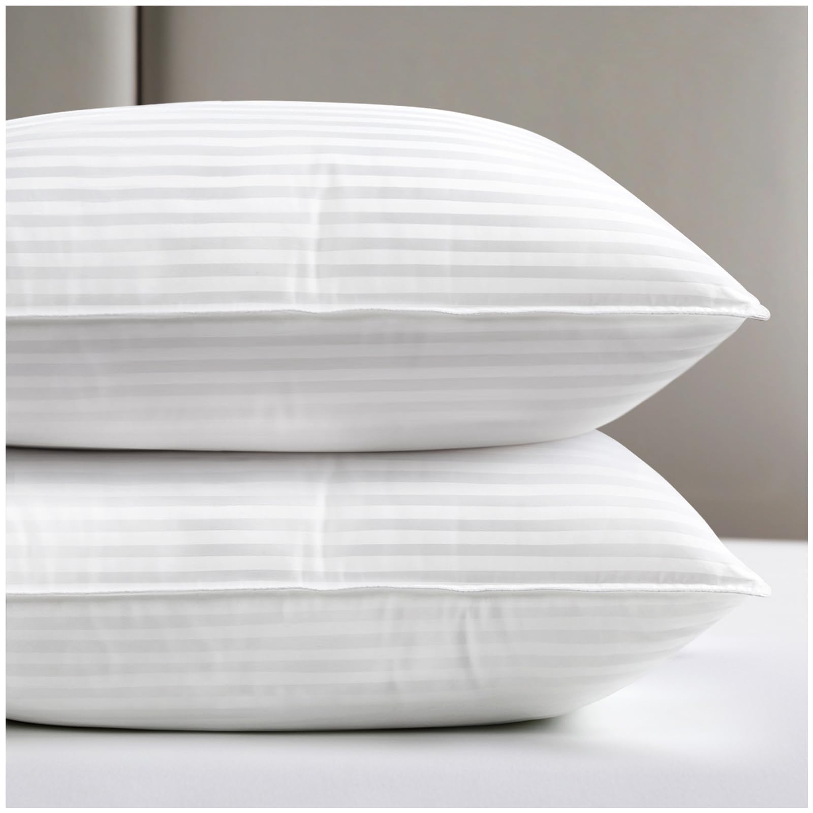 Viewstar Hotel Collection Bed Pillows Standard/Queen Size Set Of 2, Down Alternative Cooling Pillow For Back, Stomach Or Side Sl