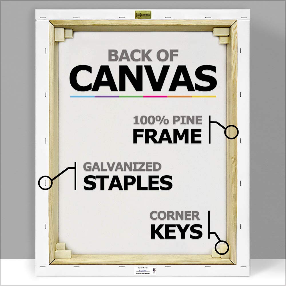 Artcanvas Great Egret Canvas Art Print Stretched Framed Painting Picture Poster Giclee Wall Decor By John James Audubon - 18'' X