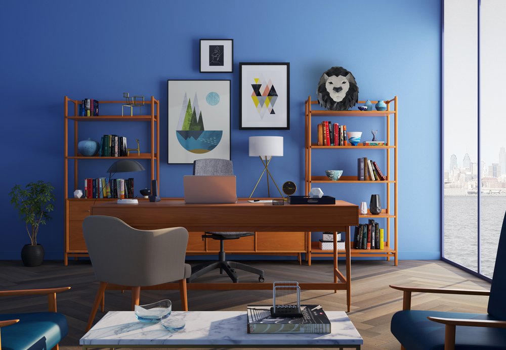 Anne Home - Origami Lion Head Wall Dcor