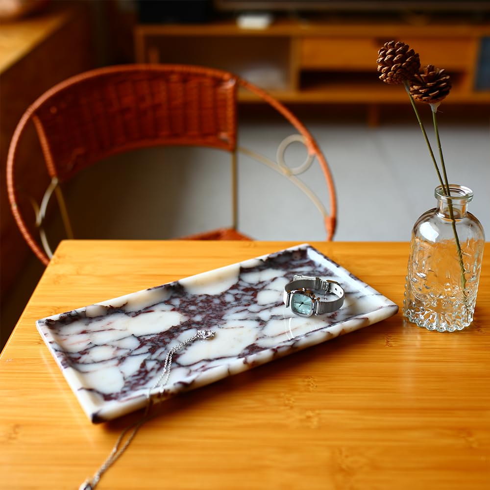 Natural Marble Tray, Coffee Table, Food, Fruit, Paper Cup, Cake Display, Coffee Bar, Family Gatherings, Seasonal Holiday Decorat