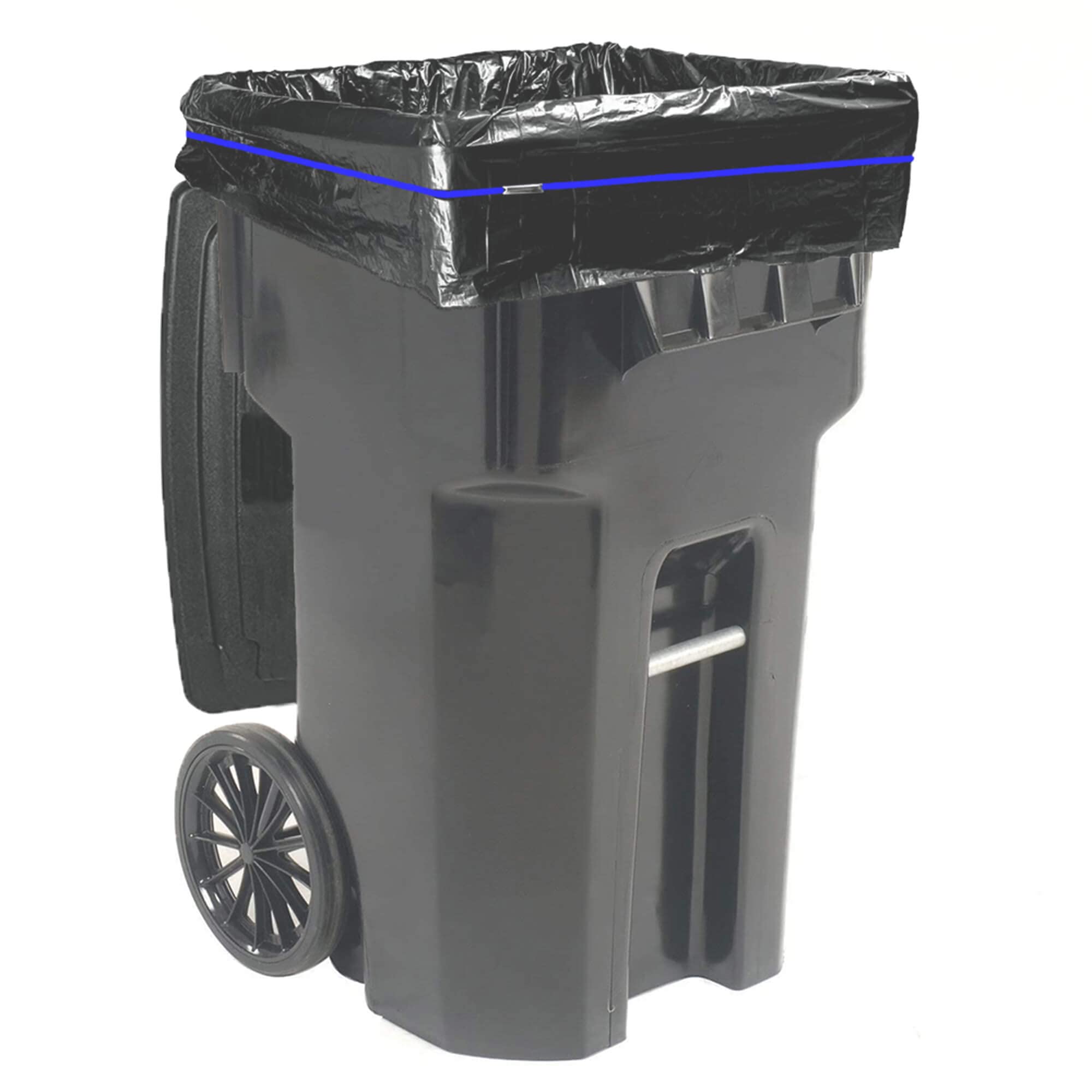 Trash Can Bands Set Of 3, Fits 55, 65, 96 Gallon Trash Cans, Extra Large Rubber Bands For Big Garbage Can Bag, Durable Kitchen T