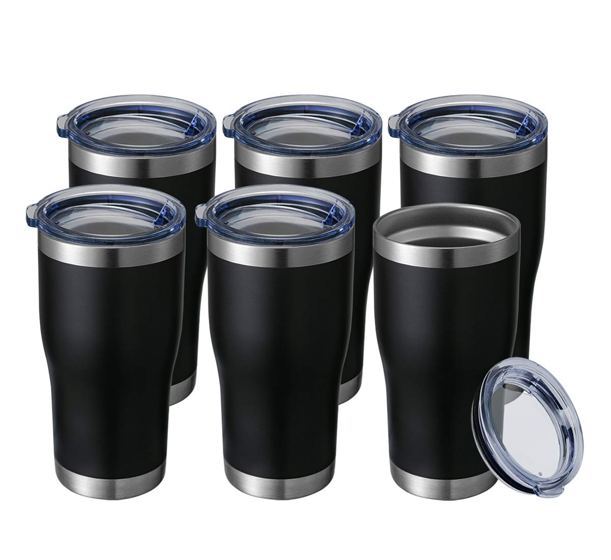 Hasle Outfitters 20 Oz Tumbler Bulk, Stainless Steel Tumblers With Lid, Vacuum Insulated Tumbler, Double Wall Tumbler Cup, Coffe