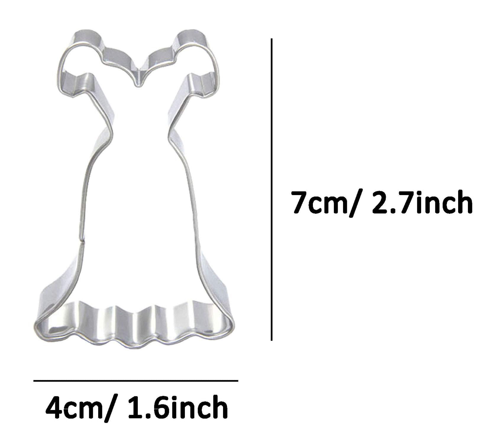 Wjsyshop Wedding Dress Skirt Shaped Cookie Cutter