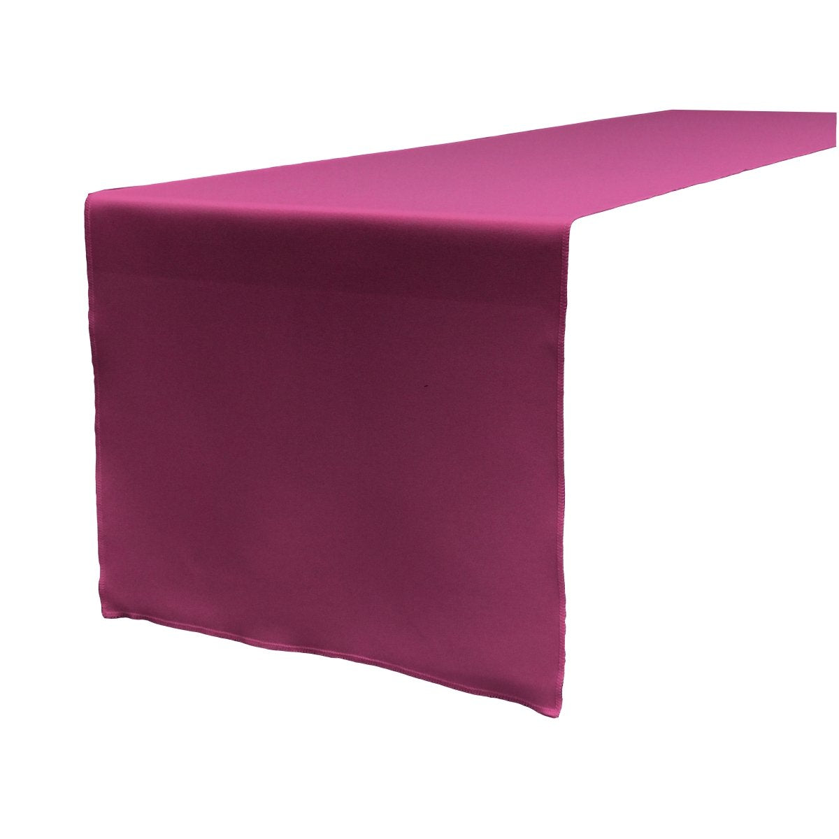 LA Linen Polyester Poplin Table Runner 14  by 108-Inch  Magenta