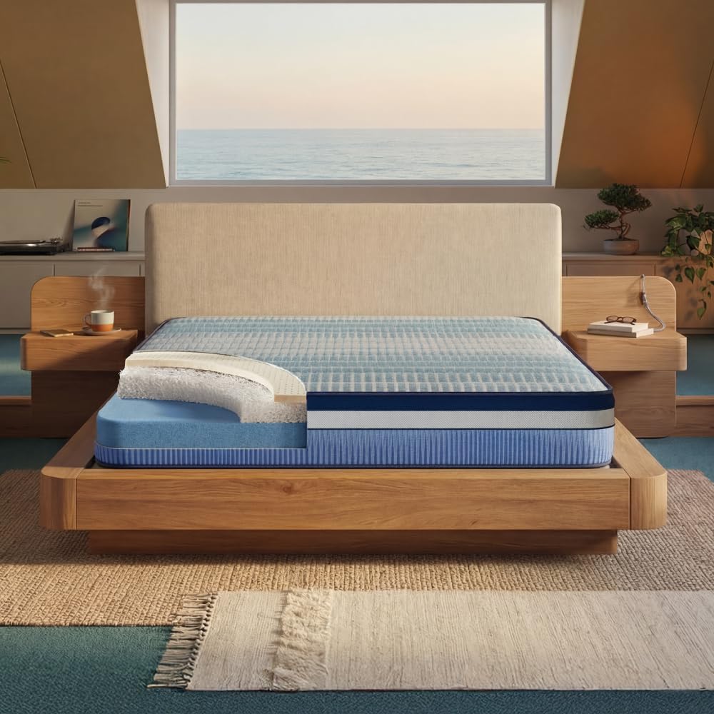 Duroflex Duropedic Airboost 3.6 Mattress |3X Breathable |30% Deeper Sleep |Firm Orthopedic Mattress with Neo Latex Plush Top |NH