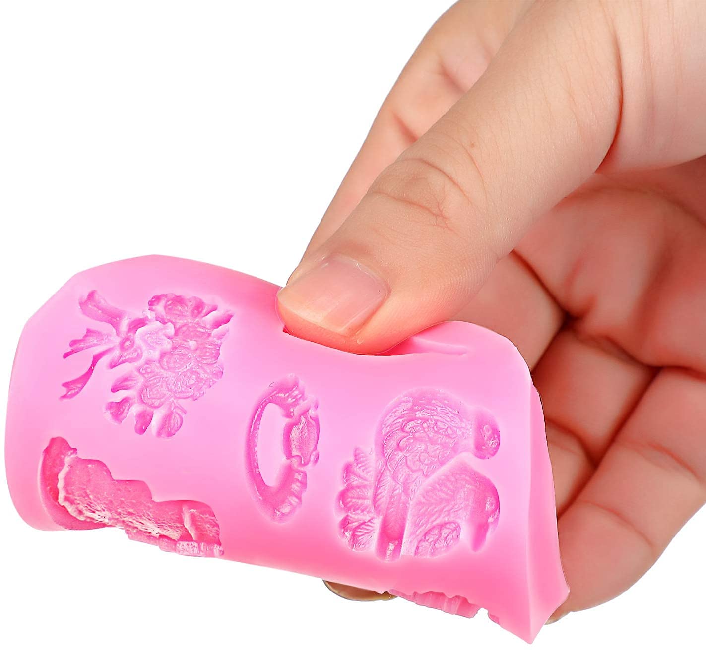 Cestony Bride And Groom Tuxedo Wedding Dress Set Silicone Molds For Diy Wedding Party Cake Fondant Biscuit Cookies Soap Sugar Pu