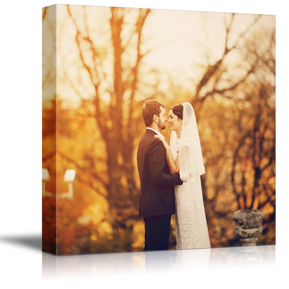Nwt Custom Canvas Prints With Your Photos For Wedding, Personalized Canvas Pictures For Wall To Print Framed 12X12 Inches