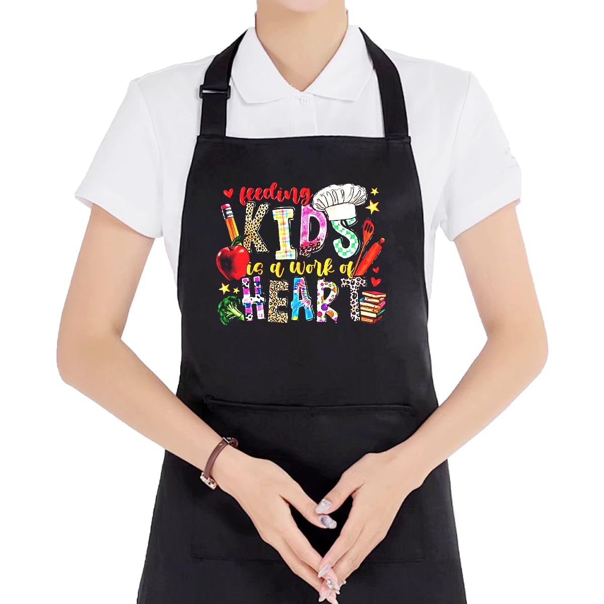 Uinwk Funny Cafeteria Workers Cooking Aprons For Women With 2 Pockets  Cafeteria Worker Appreciation Gifts, Lunch Lady Gifts, F