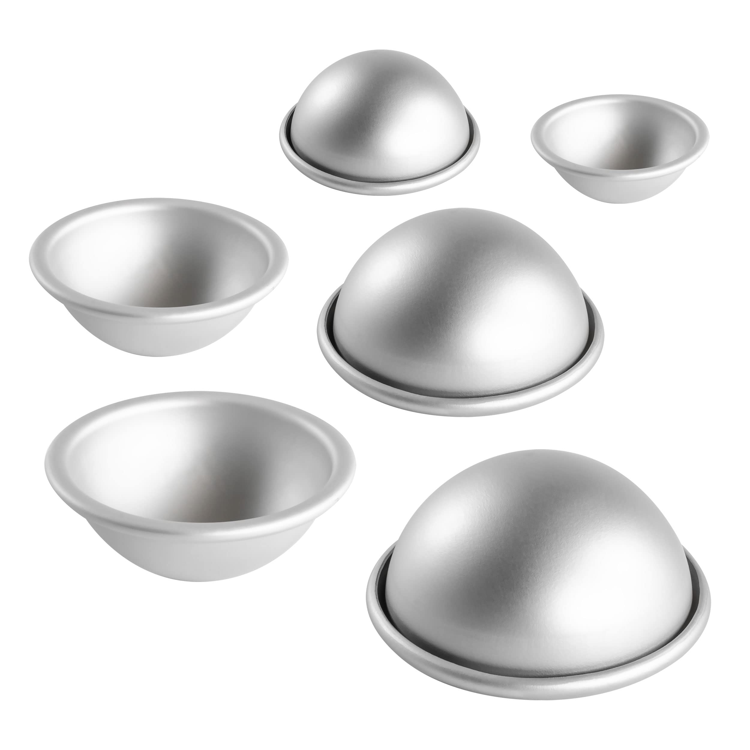 Fat Daddios Pha-35Pk Anodized Aluminum Hemisphere Pan, 35 X 175 Inch, Set Of 4