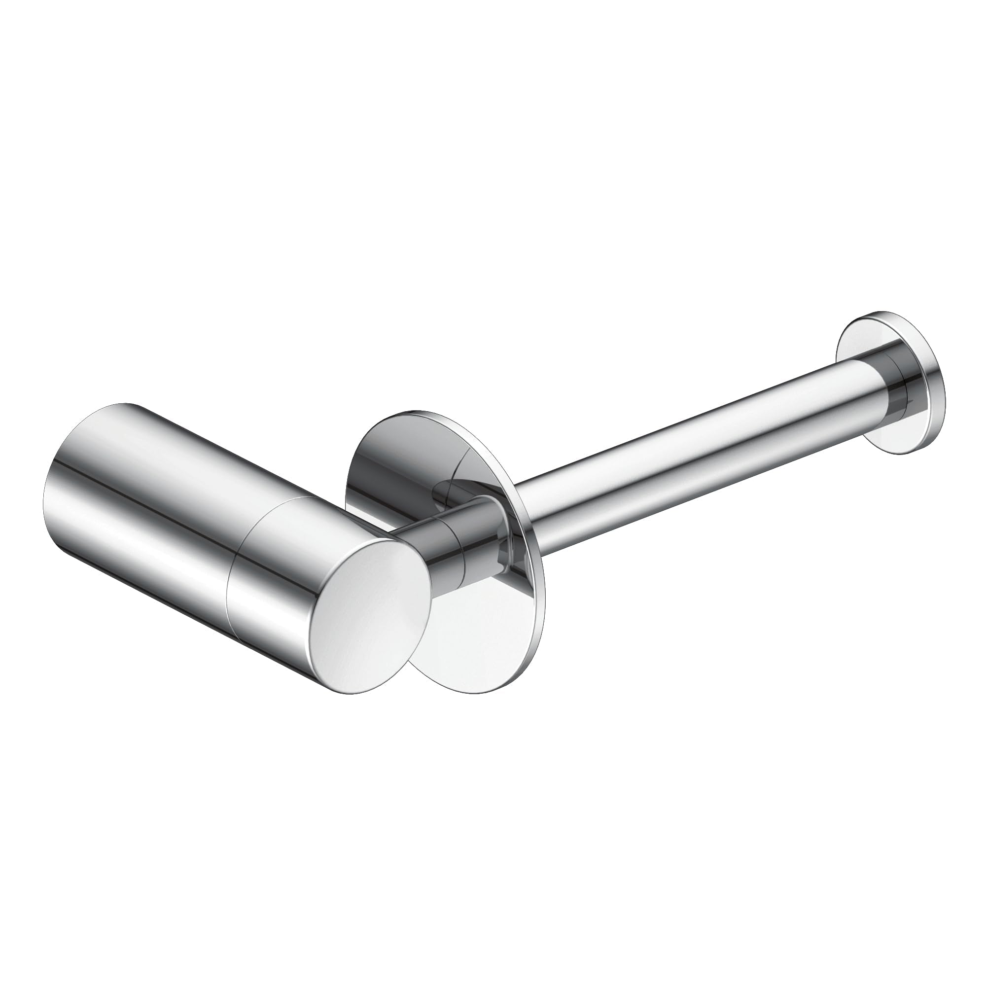 Moen Yb0409Ch Single Post Modern Toilet Paper Holder, Chrome