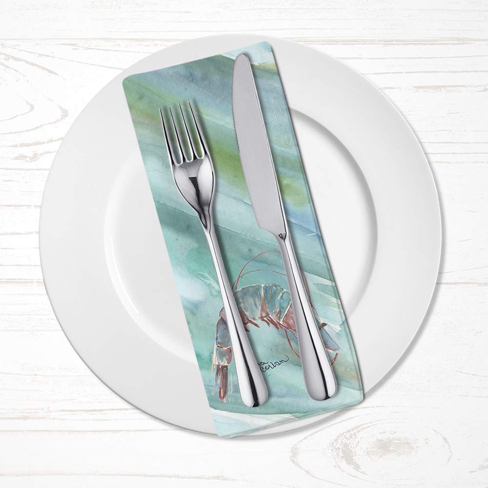 Shrimp #1 on Blue Napkin SC2052NAP