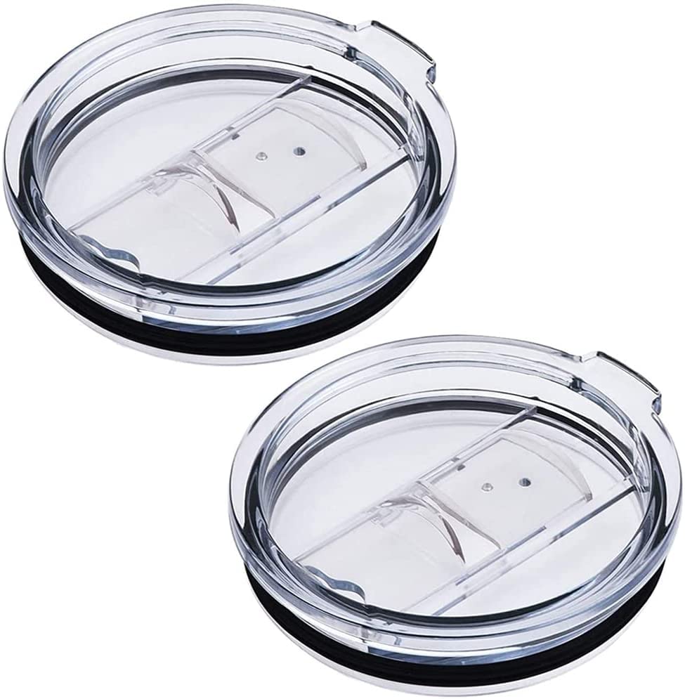 Ailuxuan Tumbler Lids Spillproof 20 Oz,2 Replacement Lids For 20 Oz Yeti Rambler,Straw Friendly&Spill-Proof Lids,Covers For 20 O