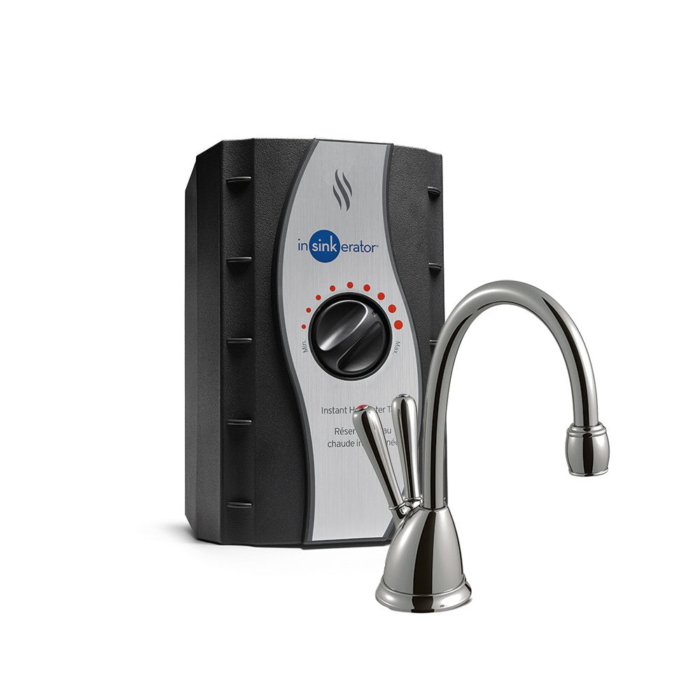 Insinkerator View Instant Hot & Cold Water Dispenser System - Faucet & Tank, Chrome, Hc-View-C