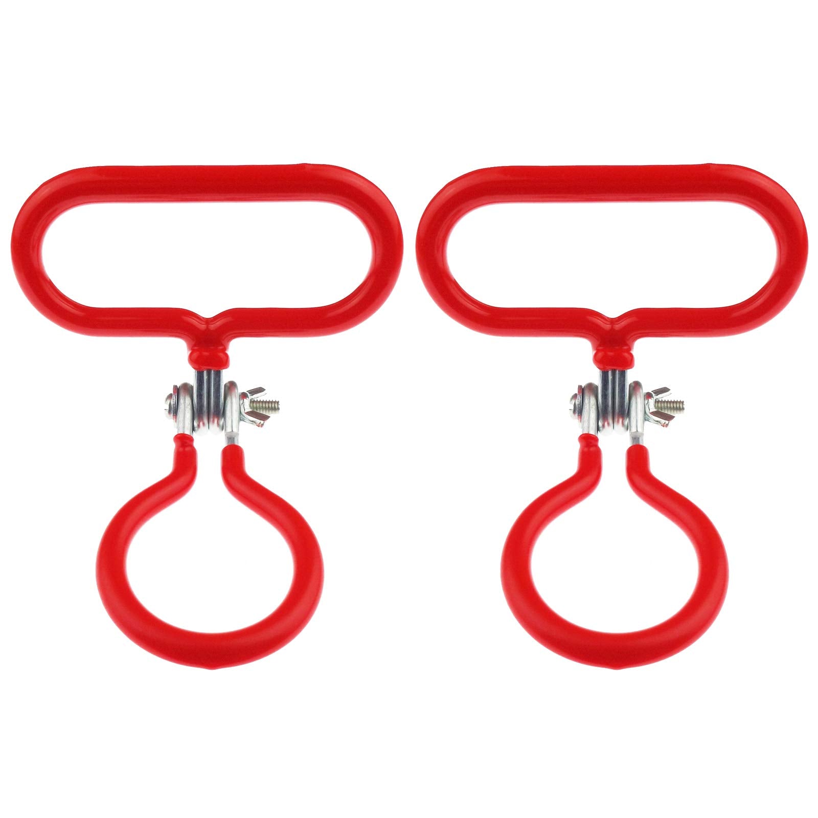 Zelerdo 2 Pack Carboy Handle For Smooth Neck 3 Gallon 5 Gallon 6 Gallon 6.5 Gallon Glass Carboys (Red)