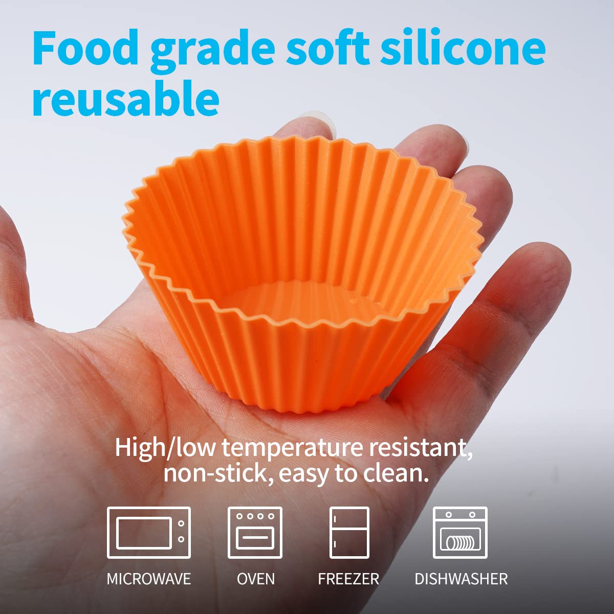 Silicone Lunch Bento Box, 52 Pack Bento Lunch Box Bundle Dividers With Food Picks Lunch Accessories, Durable, Reusable, Bpa-Free