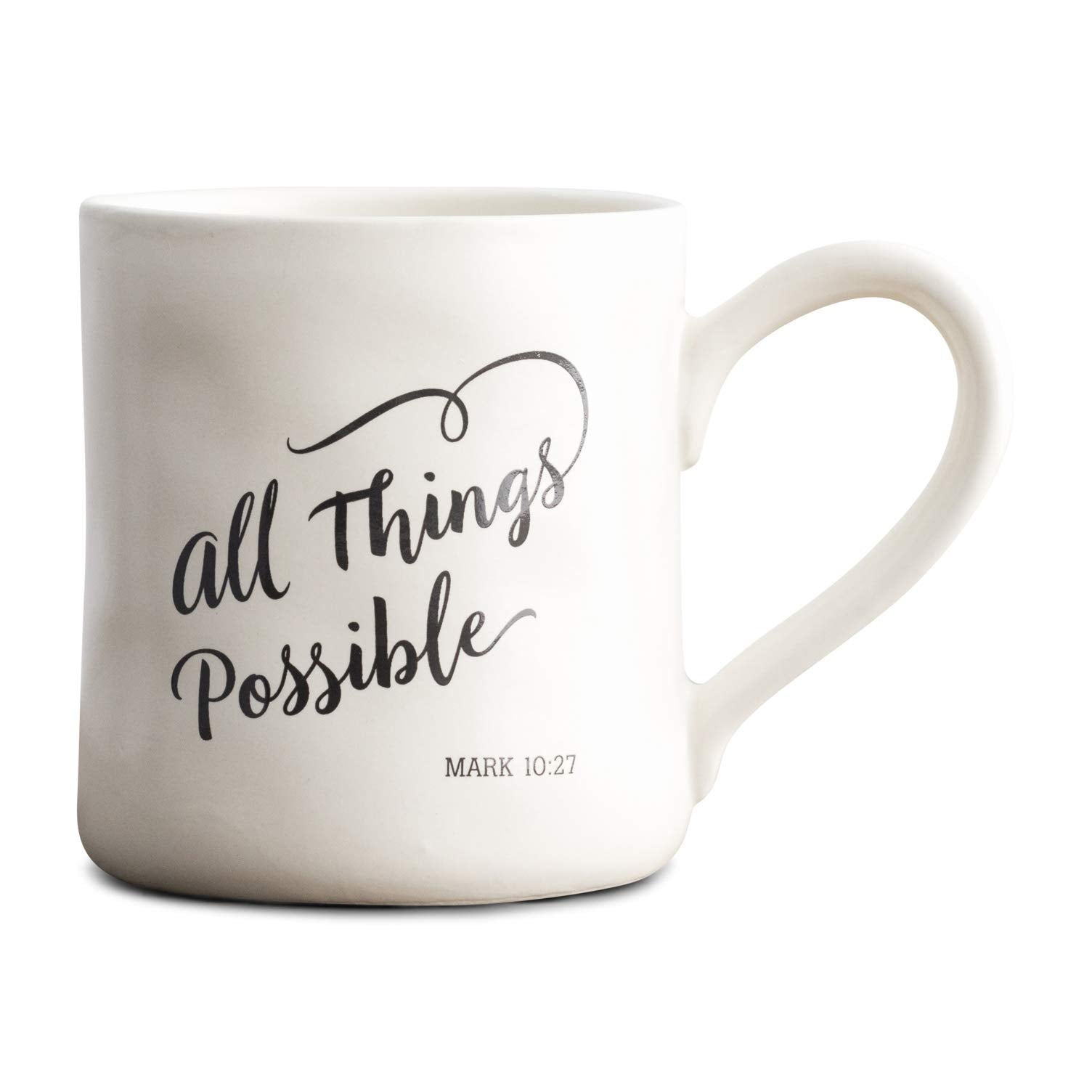 DaySpring - All Things Possible - Inspirational Hand-Thrown Ceramic Mug (71456)