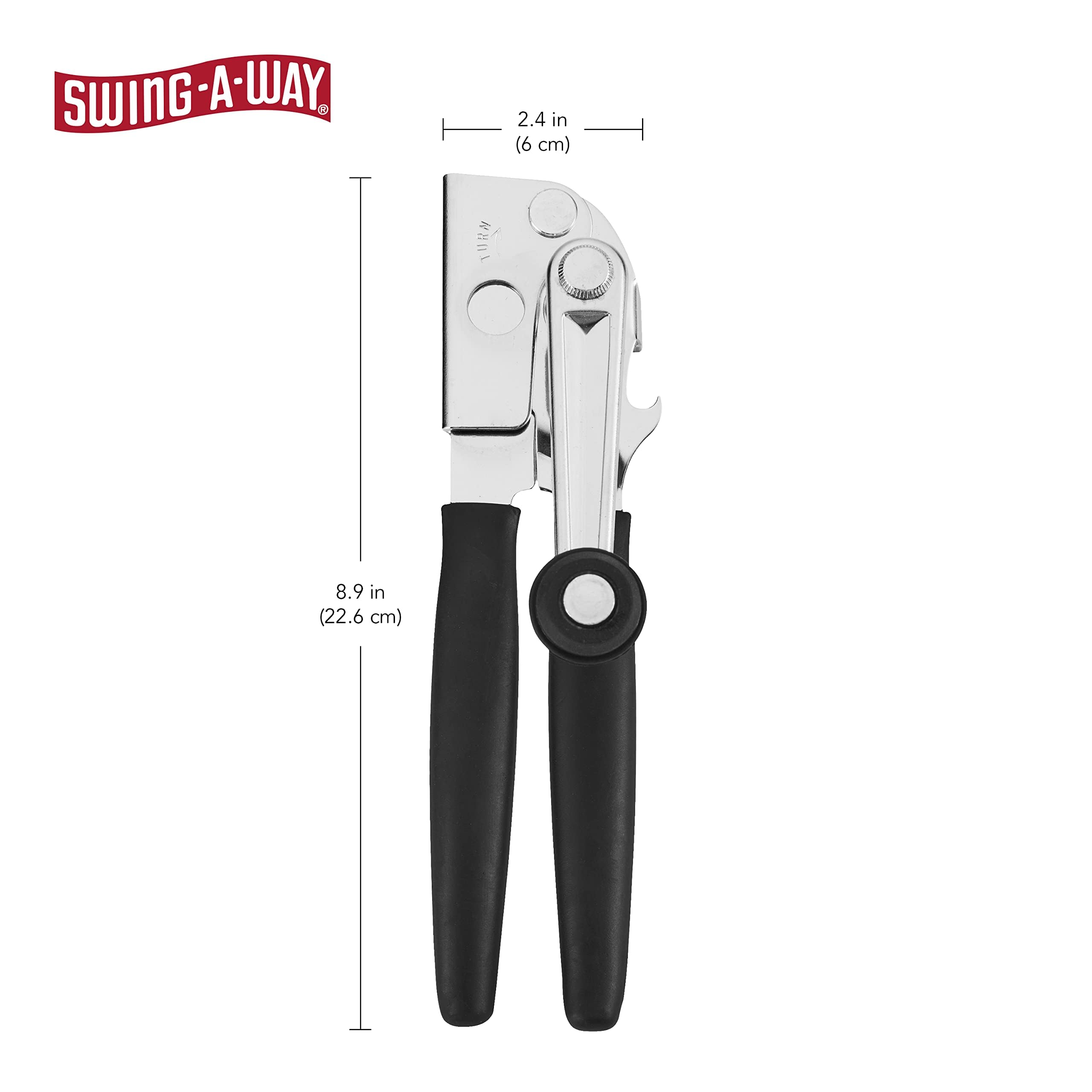 Swing A Way Easy Crank Can Opener Heavy Duty Commercial Large Ergonomic Handheld