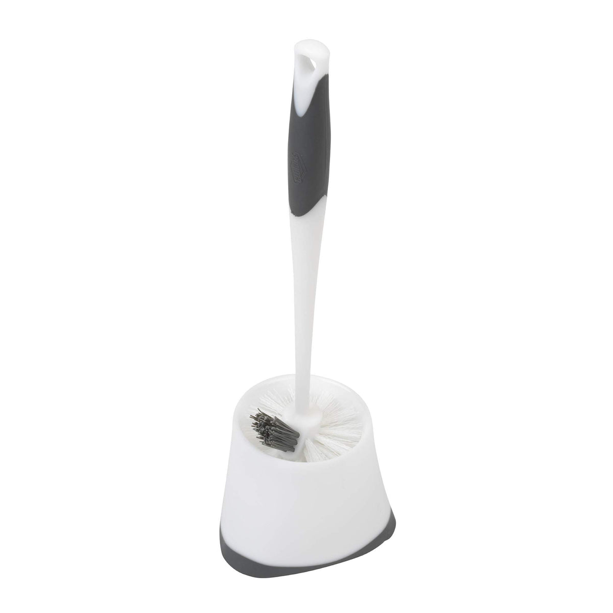 Clorox Under-Rim Toilet Bowl Brush With Corner Storage Caddy, 16 X 5 X 5.5