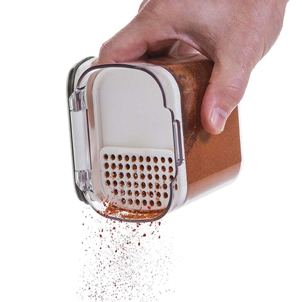 Progressive International Prepworks Mini Prokeeper 1.5 Cup Spice, Herb, Baking Soda/Powder, Snack Airtight Food Storage Containe