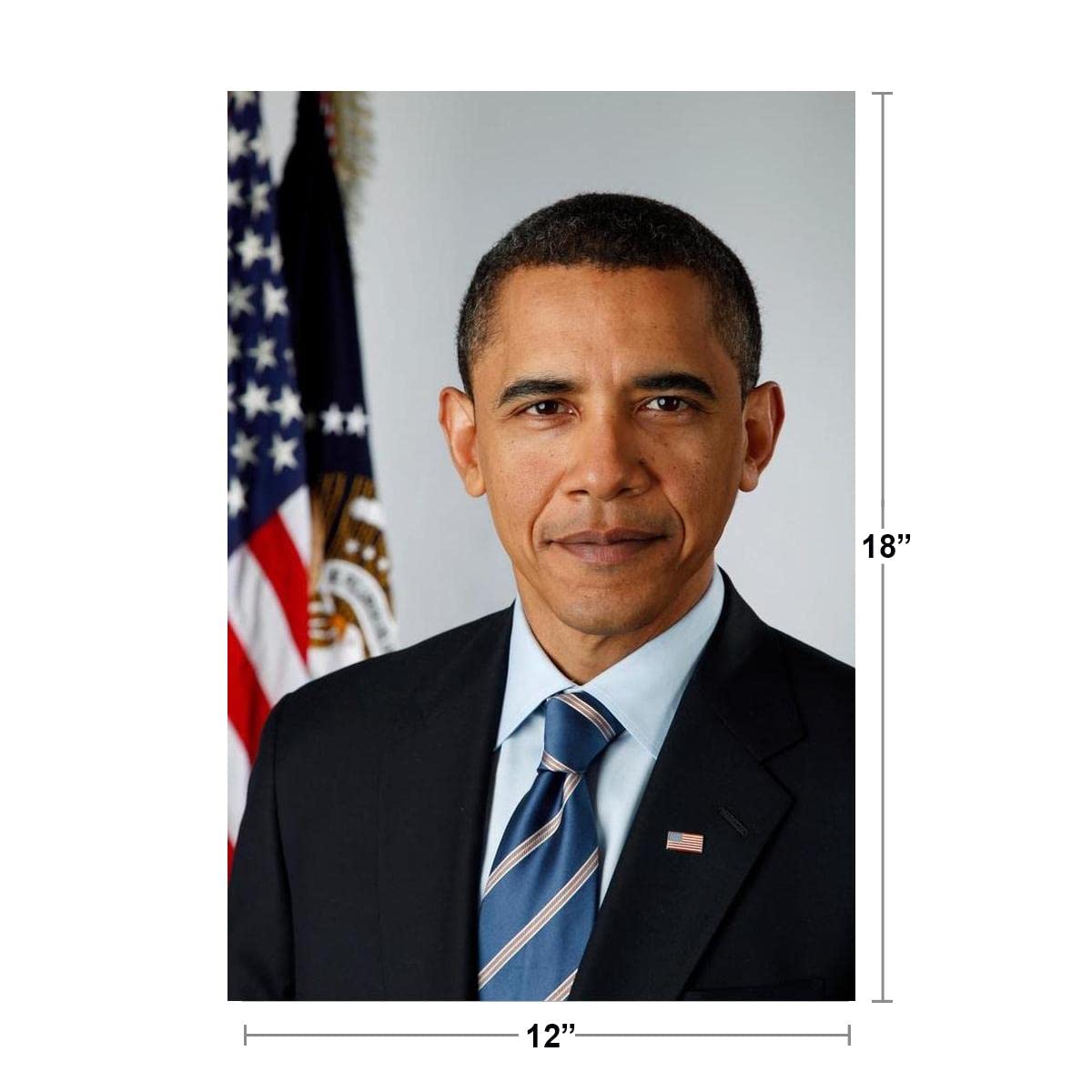 Barack Obama Poster Official Presidential President Photograph Picture Photo Portrait Motivational Inspirational Office School R