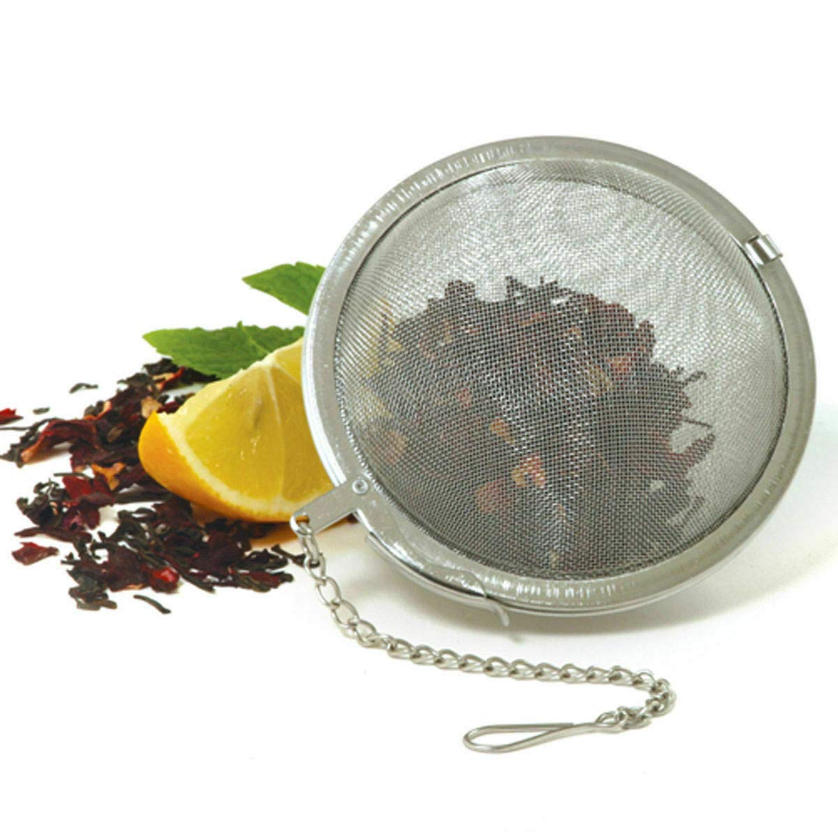 Norpro Stainless Steel Mesh Tea Ball Strainer, 2-1/2-Inch, 1 Ea