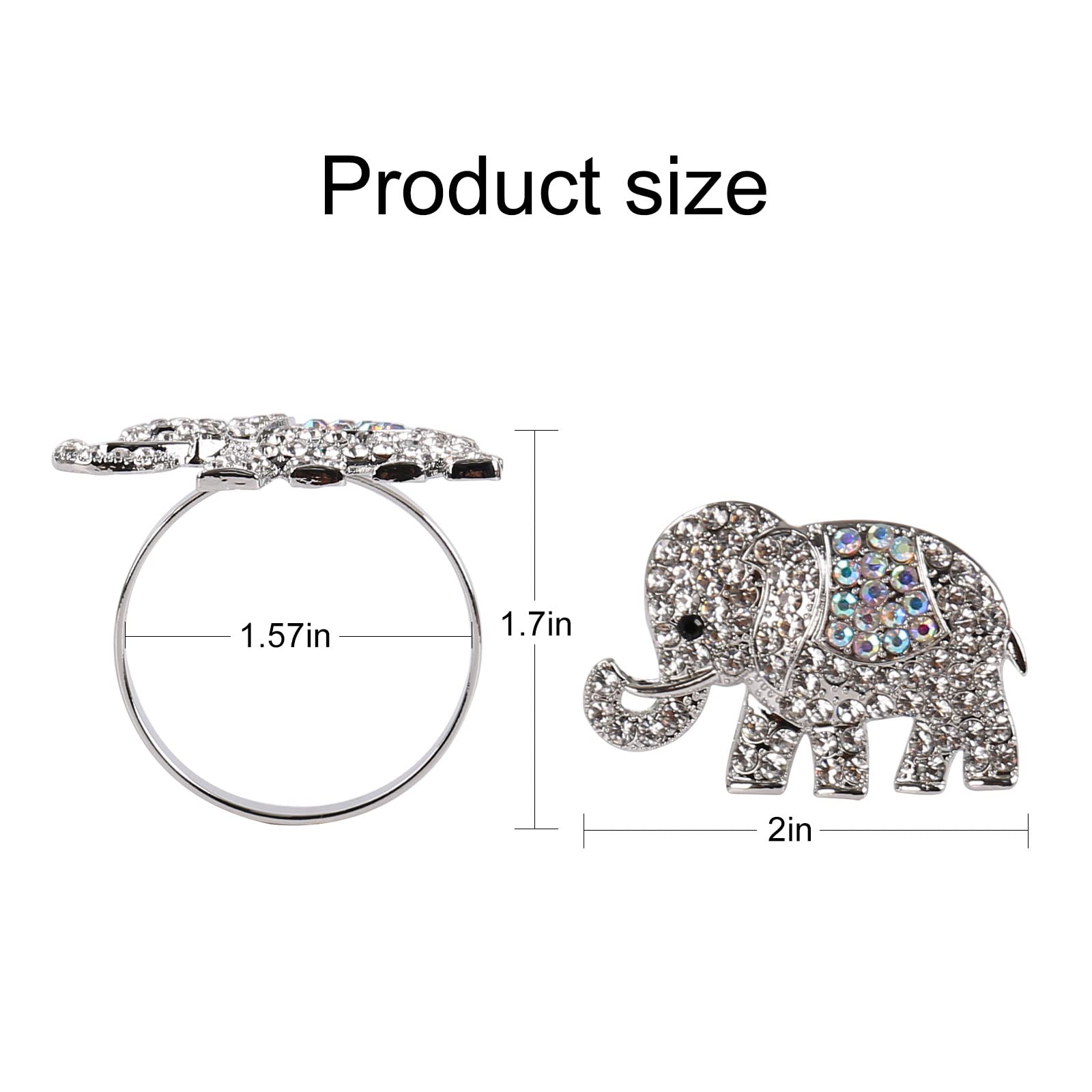 Getfitsoo Christmas Napkin Rings Set Of 4, Thanksgiving Napkin Rings Bells Napkin Rings With Green And Red Bell For Christmas Ta