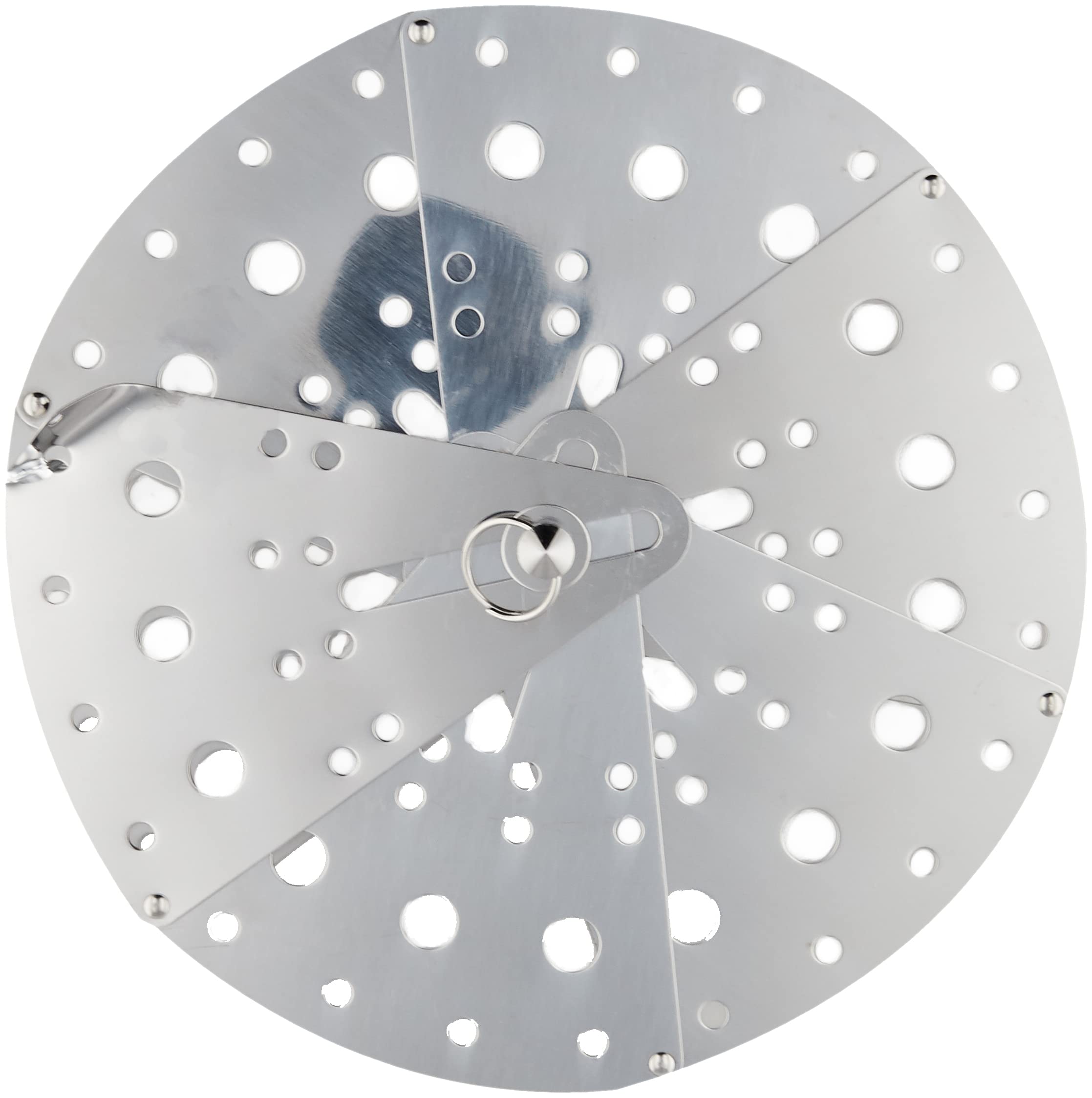 Shimomura Industry Tamahashi Fo-1 Free Size Drop Lid, 5.5-9.1 Inches (140-230 Mm), Stainless Steel, Japan