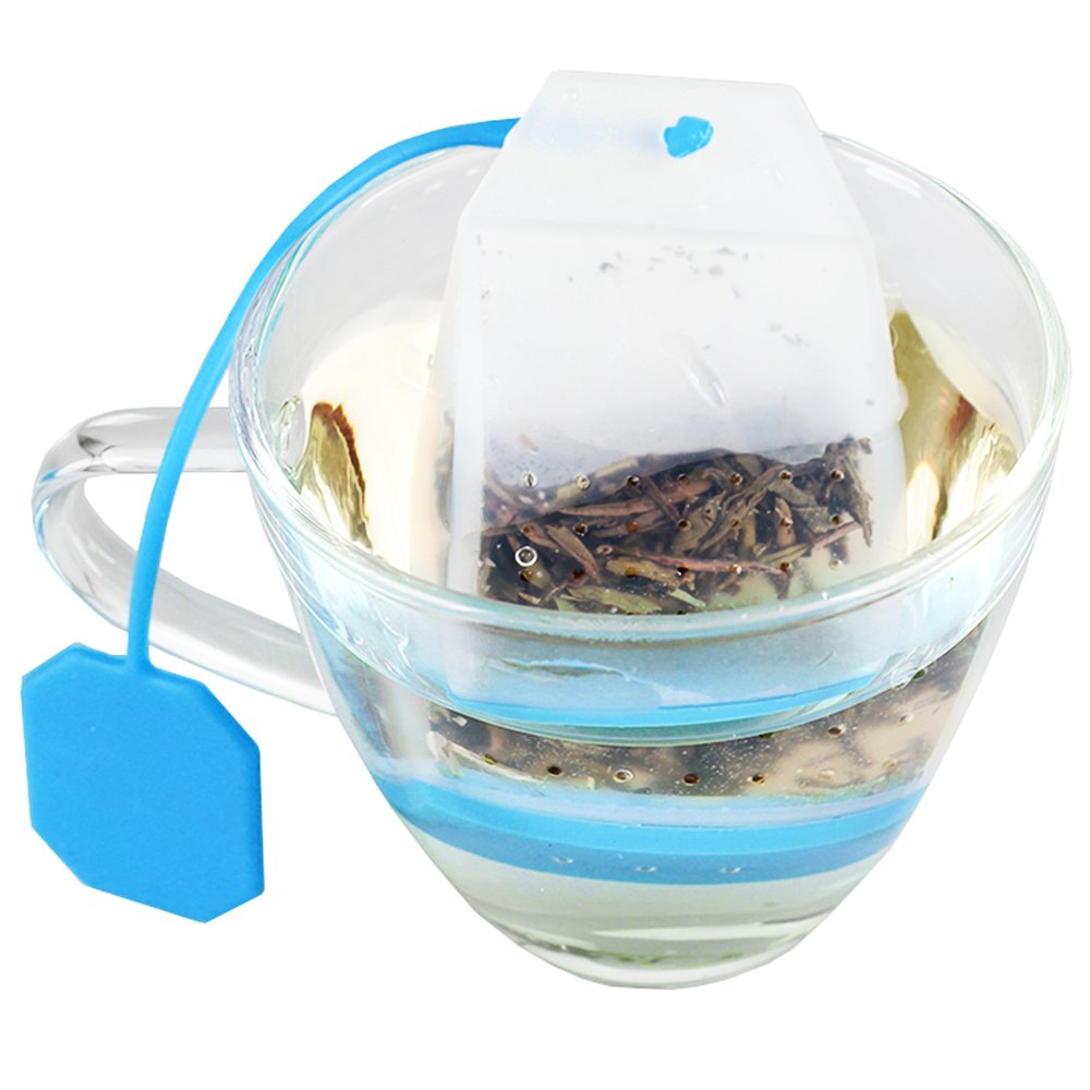 Finegood 6 Pack Silicone Tea Infuser, Tea Bags Tea Infuser For Loose Tea Reusable Tea Filter Strainer