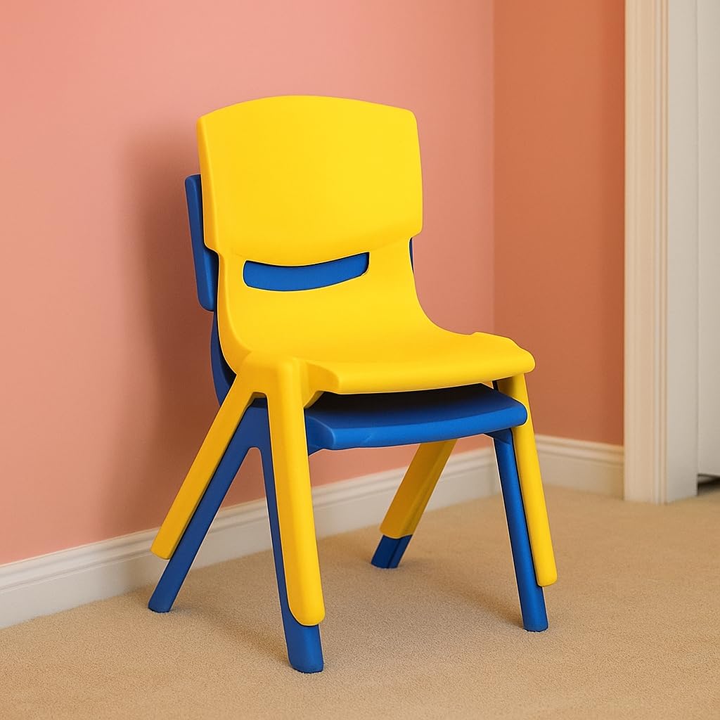 Ehomekart Baby Plastic Kids Chair Set  L33 X B31 X H51 Cm (2  Chairs)