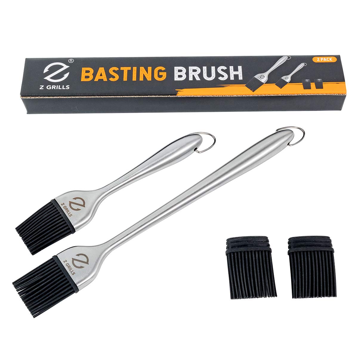 Z Grills Basting Brush Grilling Bbq Baking Pastry Oil Stainless Steel, Grilling Bbq Baking, Pastry, And Oil Stainless Steel Brus