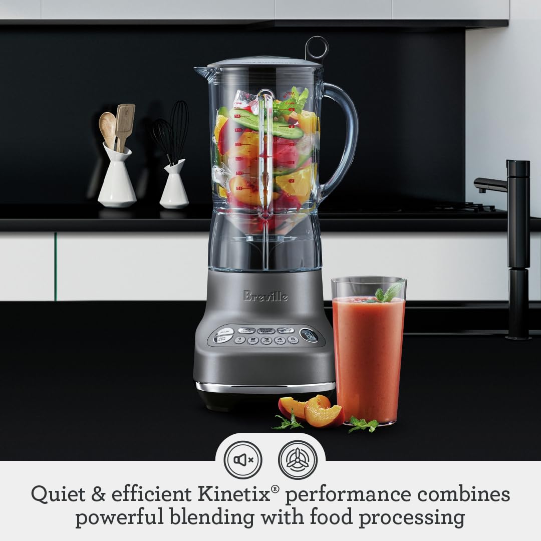 Breville The Fresh & Furious Blender, Bbl620Sil, Silver