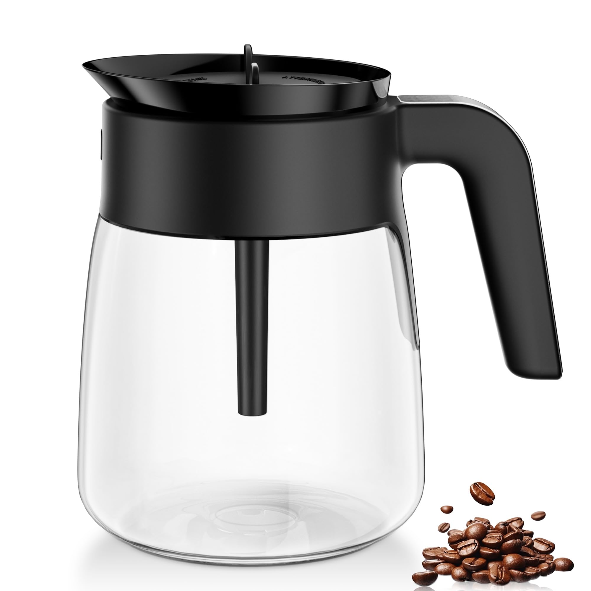 12 Cup Coffee Pot Replacement Compatible with Ninja Coffee Maker CFP101 CFP201 CFP301 CFN601 CFP307 CFN602 CM400 CM401 CF090, Gl