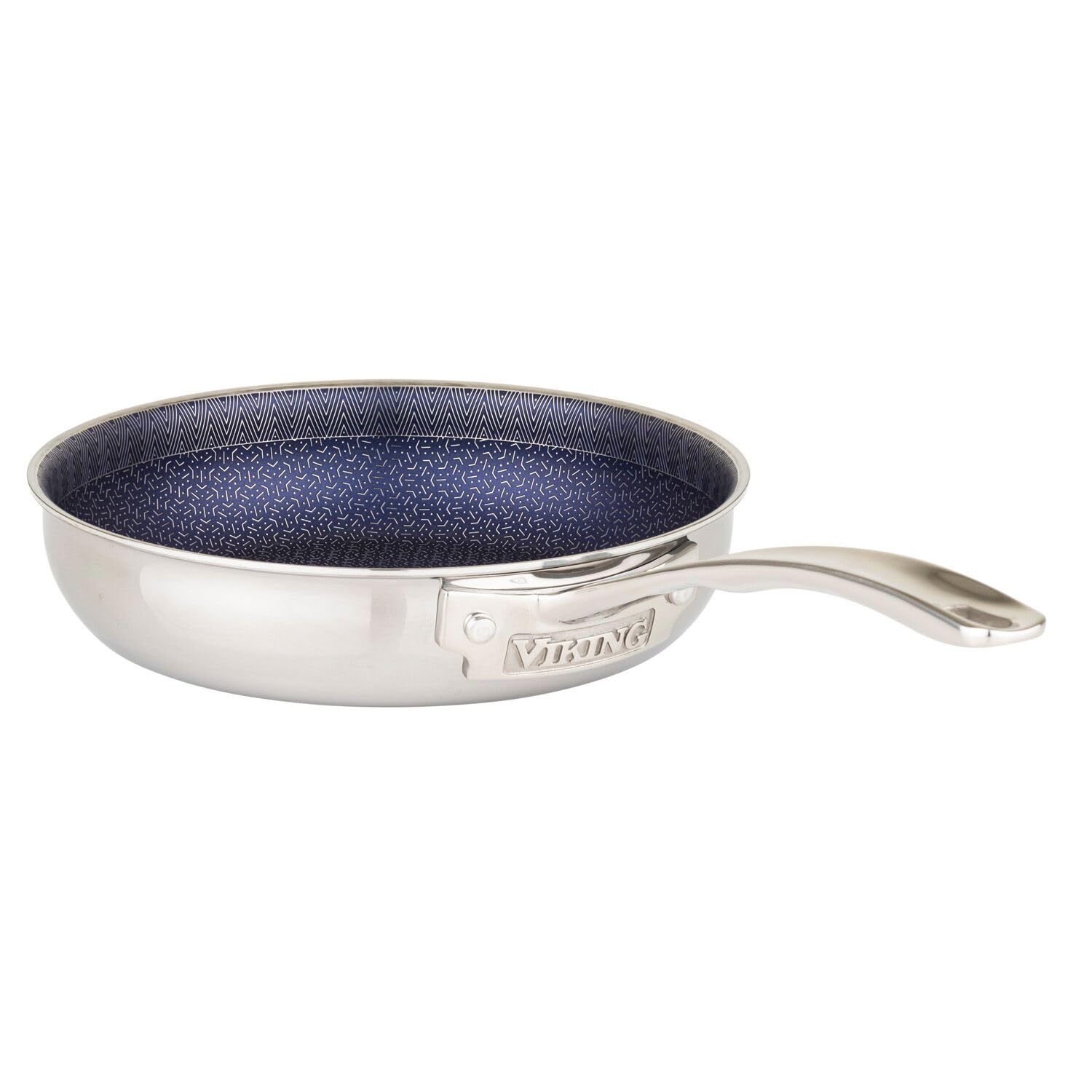 Viking 3-Ply Non-Stick Frying Pan, 8 Inch, Stainless Steel, Silver, Model 40011-1108NC