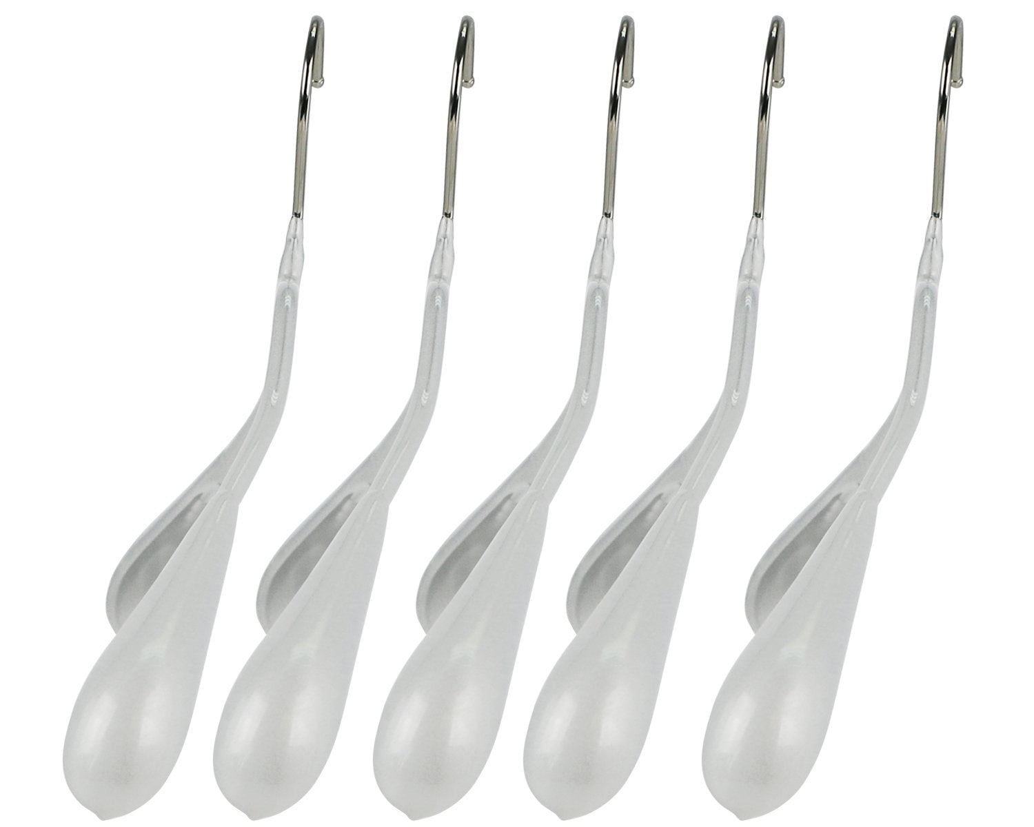 MAWA BodyForm Non-Slip Clothes Hanger Set of 2 for Jackets and Coats, 16.5", White, Model 42/L