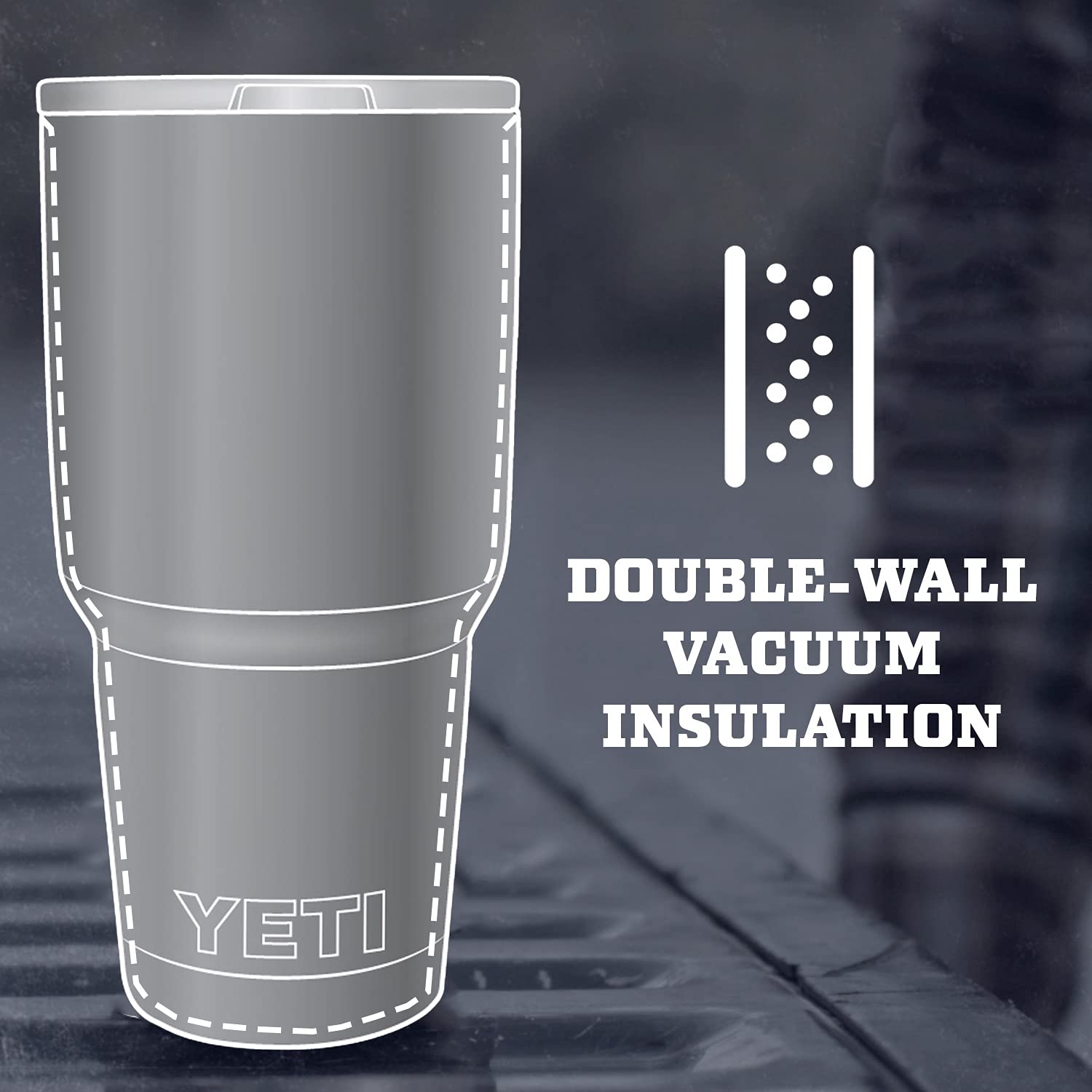 Yeti Rambler 30 Oz Tumbler, Stainless Steel, Vacuum Insulated With Magslider Lid, Highlands Olive