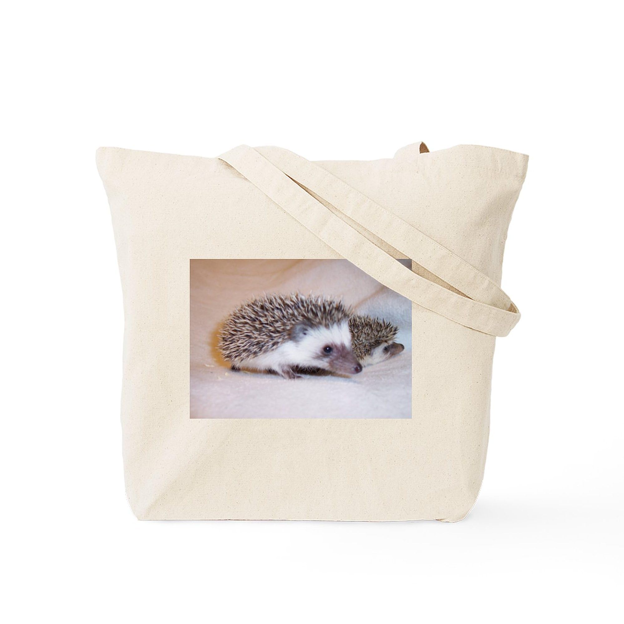 Cafepress Double Trouble Hedgehogs Tote Bag Natural Canvas Tote Bag, Reusable Shopping Bag