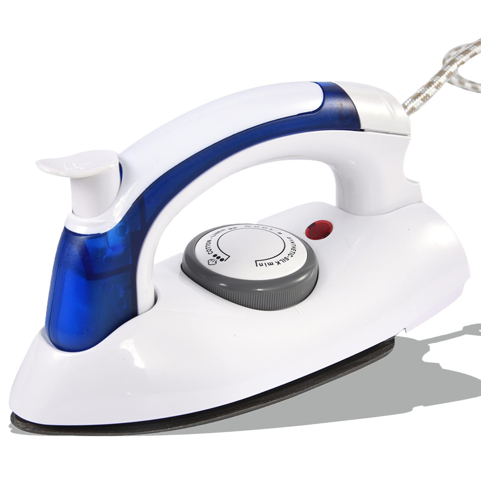 Portable Steam Iron, Mini Travel Iron Handheld Iron For Clothes, With Non Stick Sole Plate, Folding Flat Travel Steam Iron For I