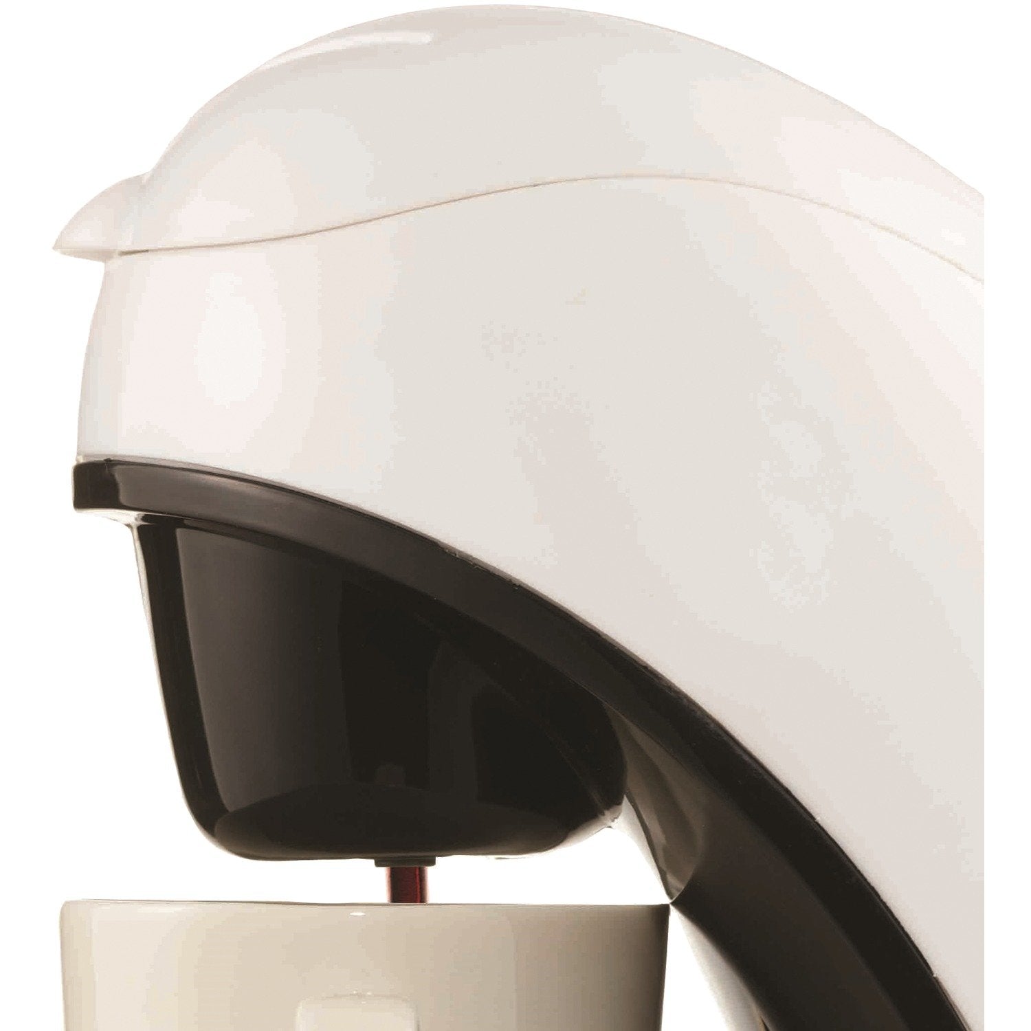 Brentwood TS-112W Coffee Maker with Ceramic Mug  Single Serve  White