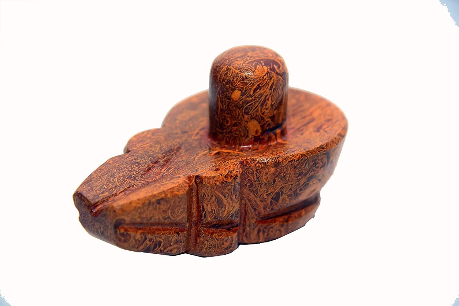 Jaisalmer Harbour Stone Shivling For Pooja, 12.7 Cm