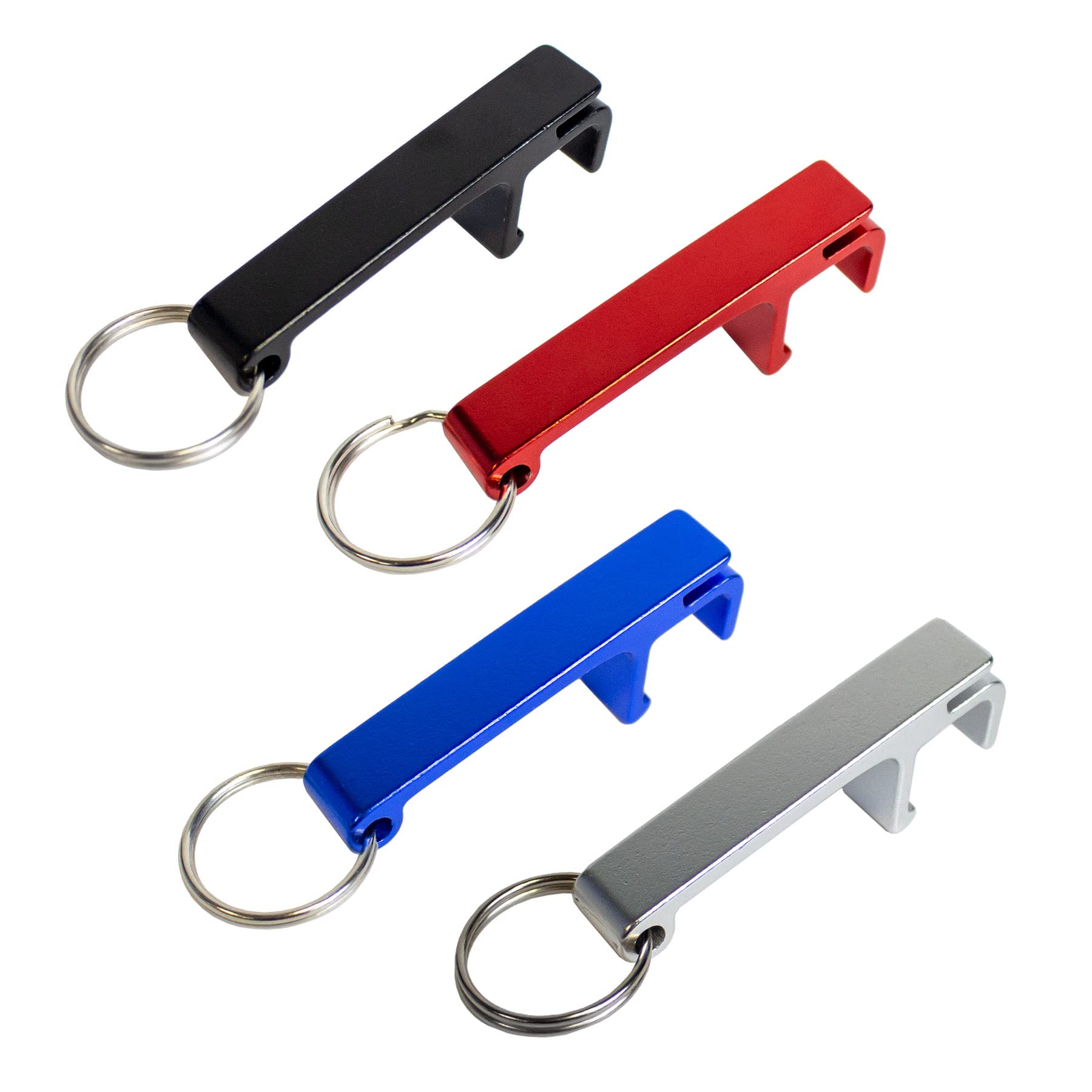 Lucky Line Aluminum Bottle Opener, Phone Stand, And Can Tab Opener, 1 Per Pack, Color May Vary (87701), Small