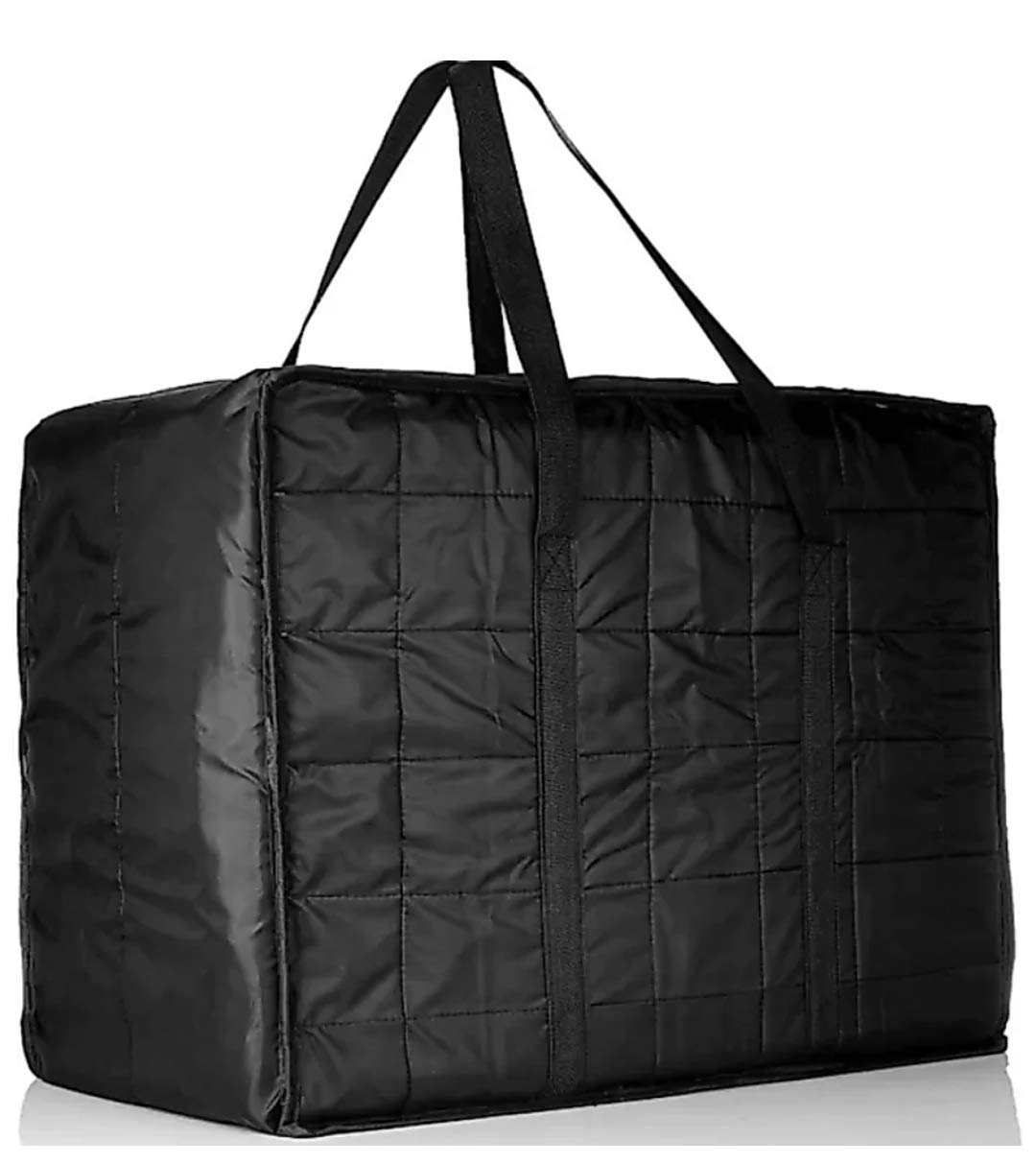 Atipriya Double Bed Blanket Bag Cover/Saree Bag/Household Storage Bag With Water Proof Dust Proof (Pack Of 1) (ColorBlack)