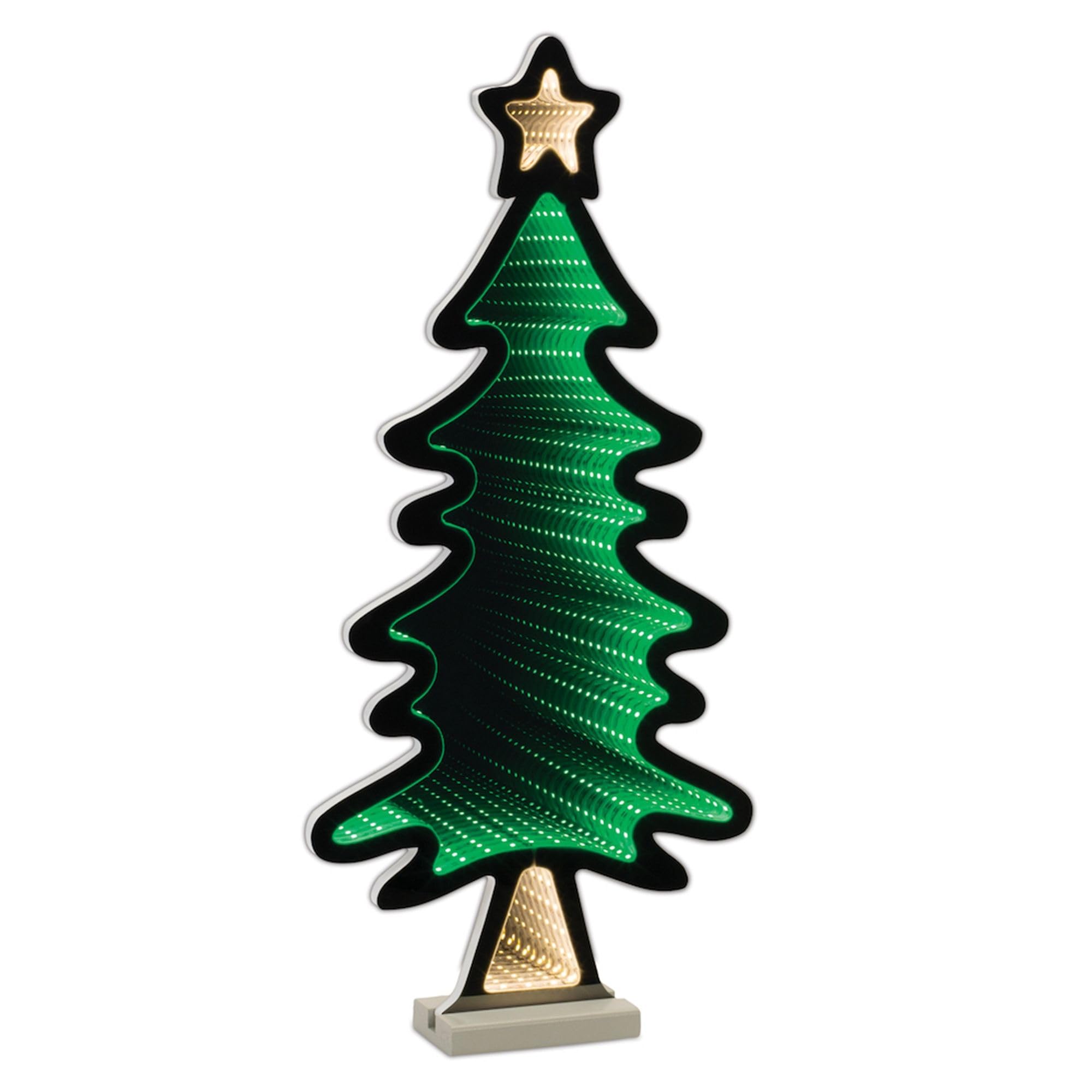 Melrose Tree with Star Infinity Light, 25-inch Height, Acrylic
