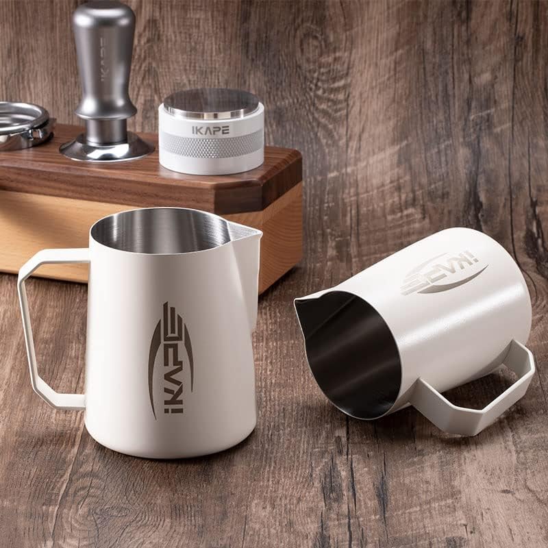 Ikape Coffee Products, 600Ml Milk Frothing Pitcher, Stainless Steel Milk Steaming Pitchers, Cappuccino Latte Art Barista Steam P