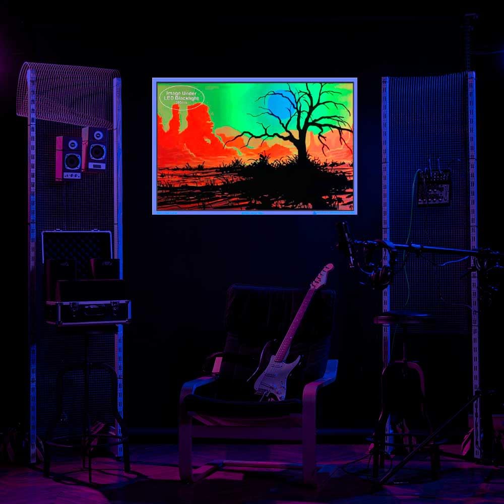 Desert Willow - Laminated - Blacklight Poster - 35.5'' X 23.5''
