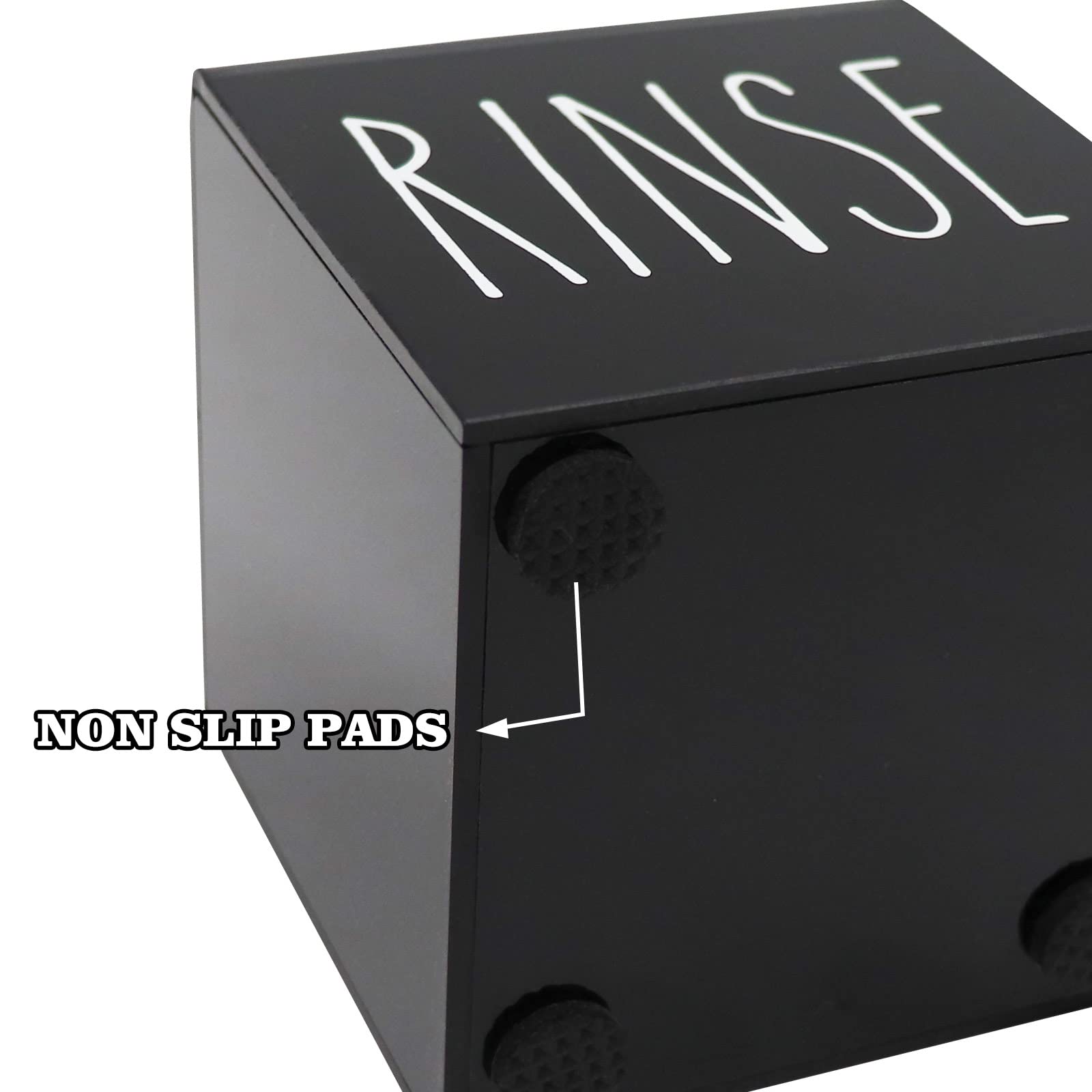 Black Acrylic Dixie Cup Dispenser, Disposable Paper Cup Dispenser Storage Holder, 3/5 Oz Dixie Cup Holder, Bathroom Paper Cup Ri