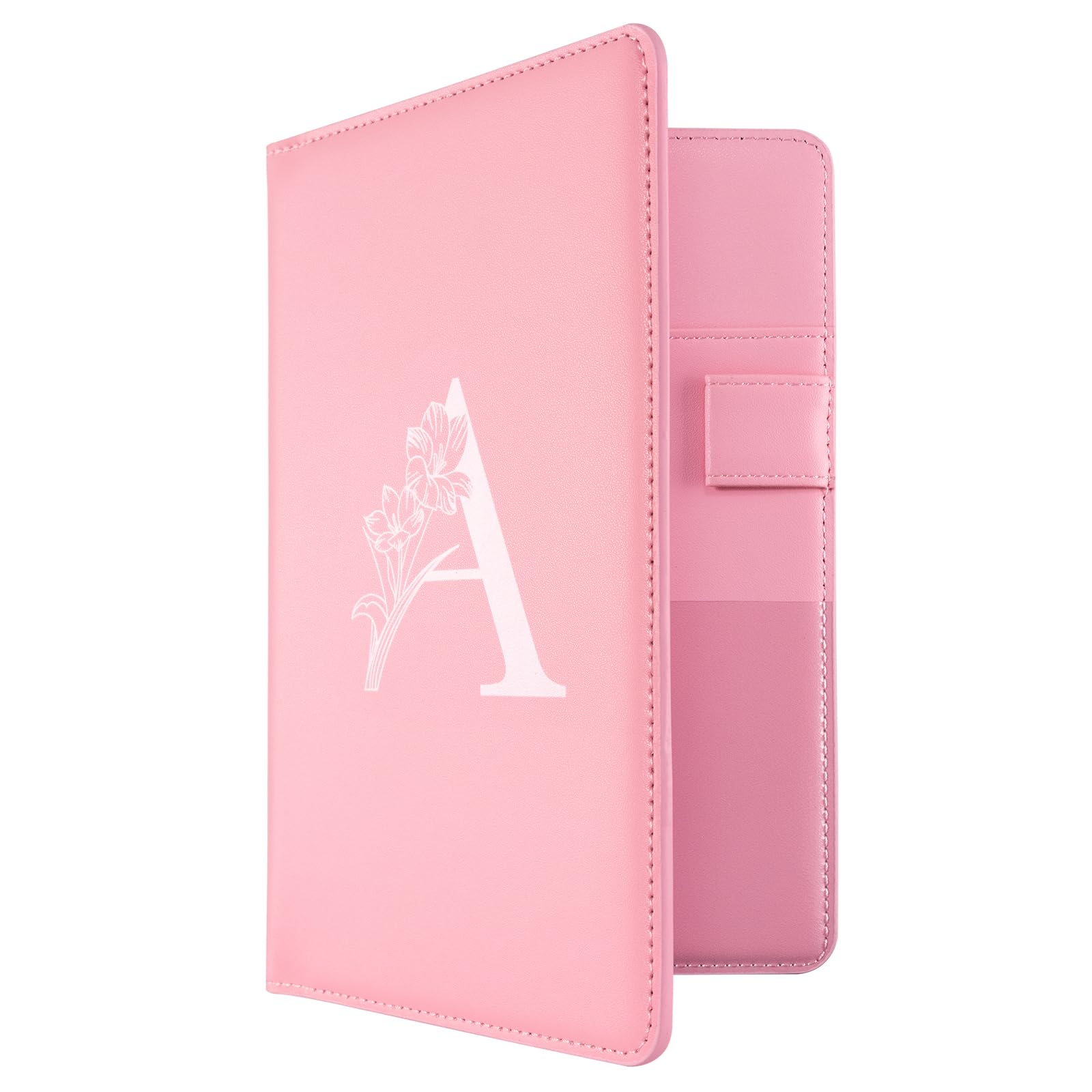 Cobak Server Book - Waitress Book Organizer With Zipper Pouch For Restaurant Waitstaff, 5 Large Pockets With Pen Holder