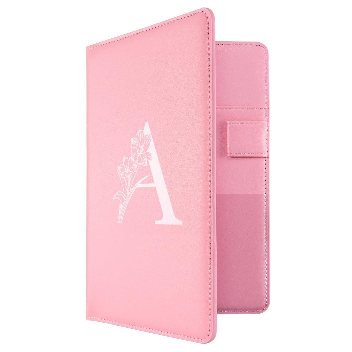 Cobak Server Book - Waitress Book Organizer With Zipper Pouch For Restaurant Waitstaff, 5 Large Pockets With Pen Holder