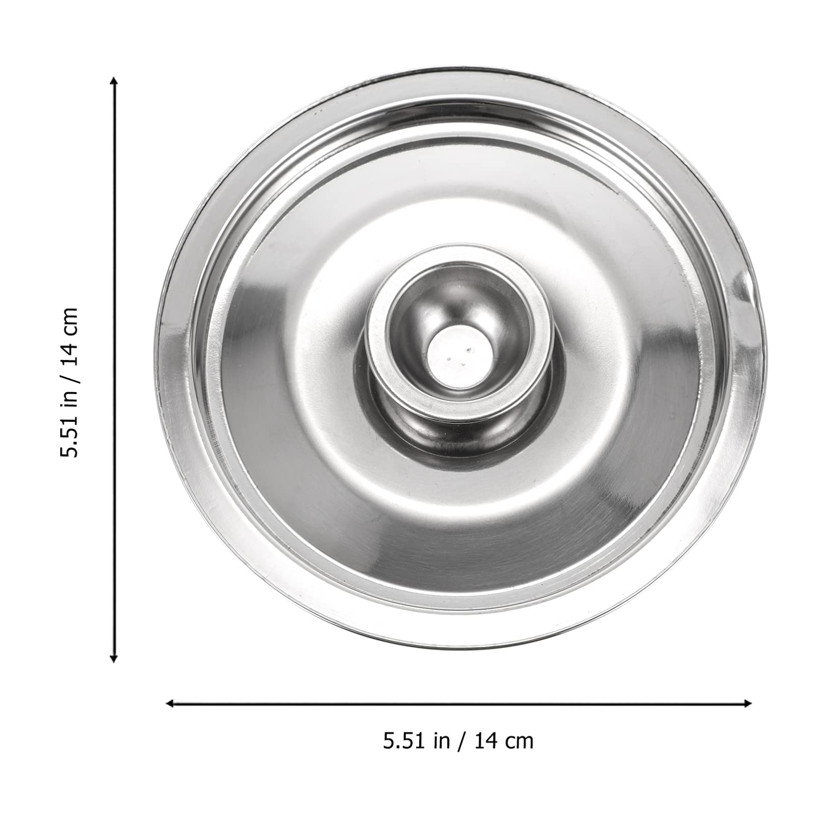 1Pc Stainless Steel Cylinder Head Kitchen Gadget Sturdy Seasoning Pot Cover Seasoning Pot Lid Cup Cover Stainless Steel Seasonin