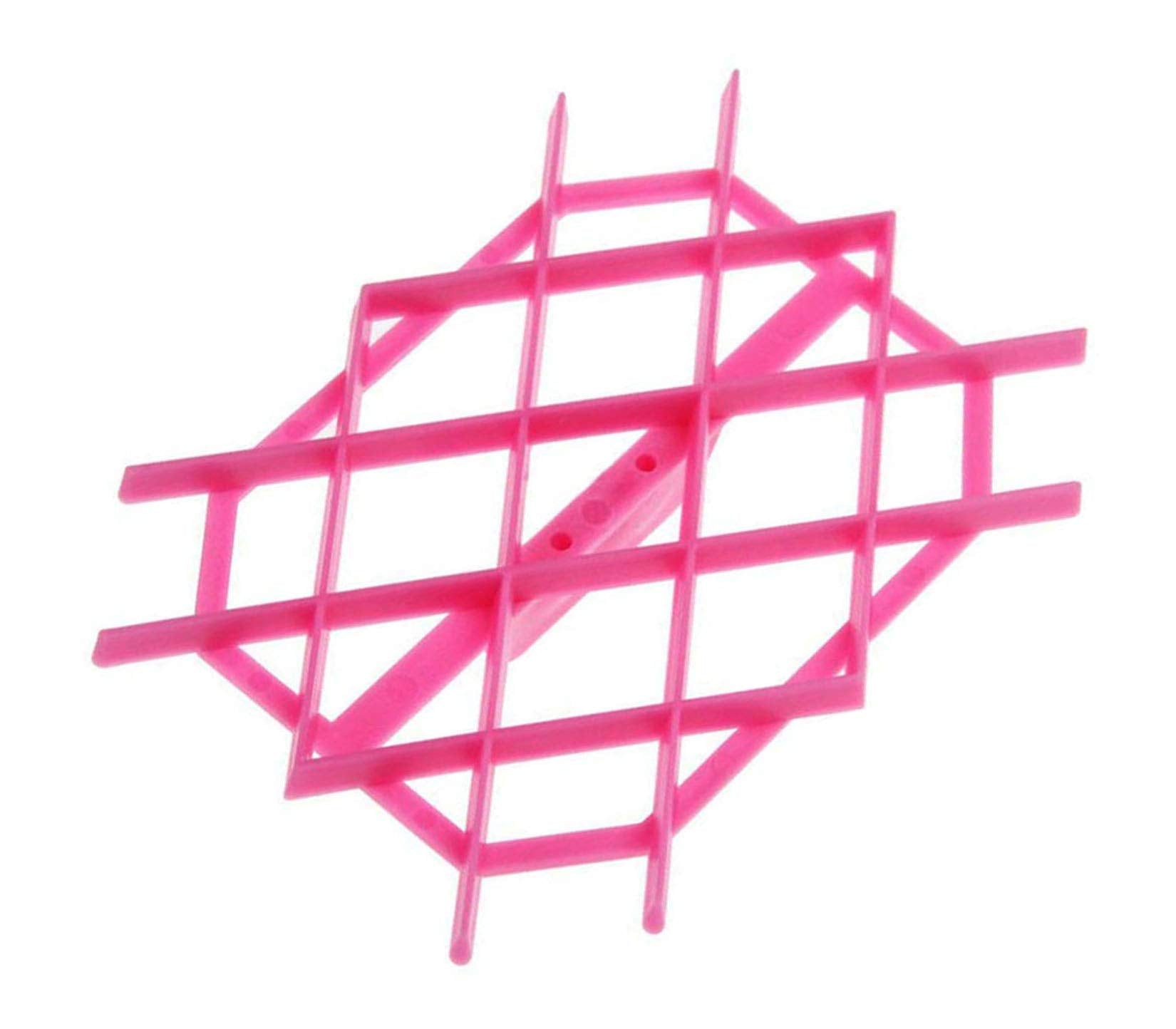 Wjsyshop Rhombus Diamond Shape Fondant Cake Mould Embosser Embossing Cutter Mold Stamp Tool